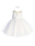Tip Top Kids Girls 3D Floral Applique Special Occasion Dress, Sizes 6M-24M - SophiasStyle.com